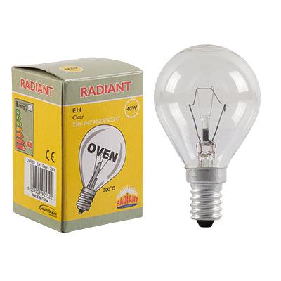 Oven Lamp Round E14 40w 300'c 1000h - Livestainable.co.za