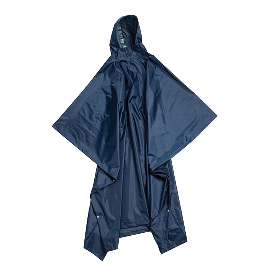 Rubberised Poncho With Press Studs In P/Bag With Leaflet