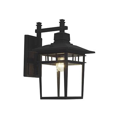 Wall Light Outdoor Matt Black 1x E27 60w - Livestainable.co.za