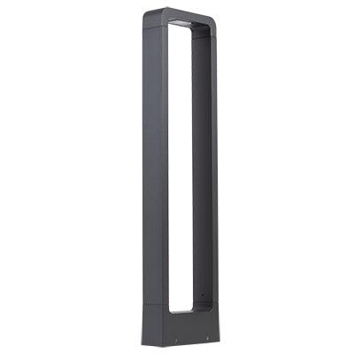 Bollard Aluminium Dark Grey Led 1x7w - Livestainable.co.za