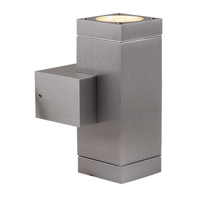 Beam X Square Wall Light Outdoor Alluminium 2x Gu10 - Livestainable.co.za