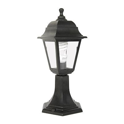 Pillar Outdoor Lantern Black 1x E27 - Livestainable.co.za