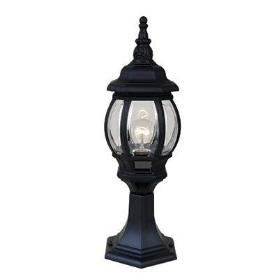 Pillar Outdoor Lantern Black 1x E27 - Livestainable.co.za