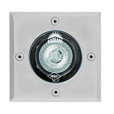 Ground Light Square Recessed Stainless Steel 1x Gu10 - Livestainable.co.za