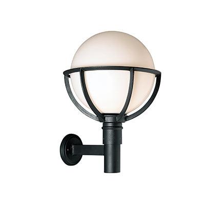 Basket Wall Light Outdoor 460mm Black - Livestainable.co.za