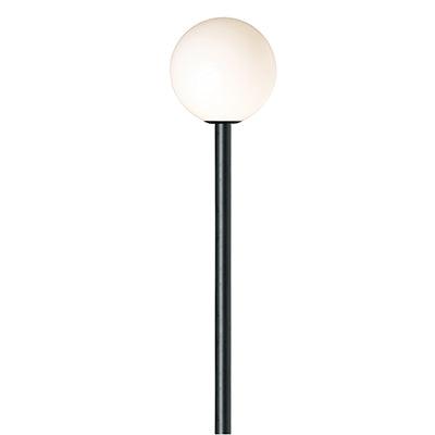 Sphere Pole Light E27 400mm Pole Excluded Black 76 - Livestainable.co.za