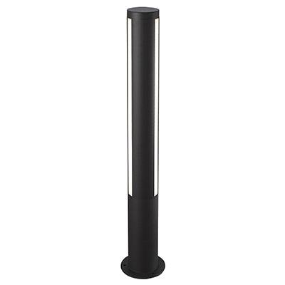 Bollard Aluminium Black Led 1x11.5w - Livestainable.co.za