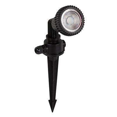 Spotlight Spike Outdoor Black Led 1x7w 5000 K - Livestainable.co.za