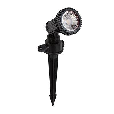 Spotlight Spike Outdoor Black Led 1x7w 3000 K - Livestainable.co.za