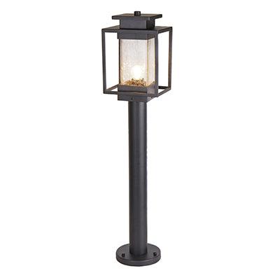 Bollard Outdoor Sand Black 1x E27 - Livestainable.co.za