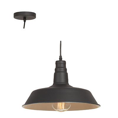 Mc Donalds Pendant Black E27 1x40w - Livestainable.co.za