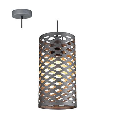 Pendant Metal 130mm Grey E27 1x40w - Livestainable.co.za