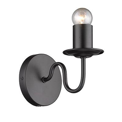 Wall Light Up Facing Black 1x E27 - Livestainable.co.za