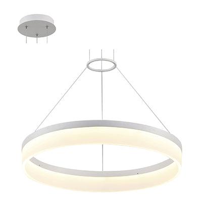 Pendant Single Layer White Led 34w - Livestainable.co.za