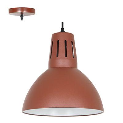 Pendant Steel 280mm Rust E27 1x40w - Livestainable.co.za