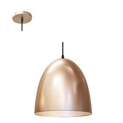 Pendant Steel 300mm Champagne E27 1x40w - Livestainable.co.za