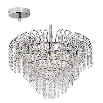 5 Lt Rosse Chandelier Chrome G9 5x40w - Livestainable.co.za