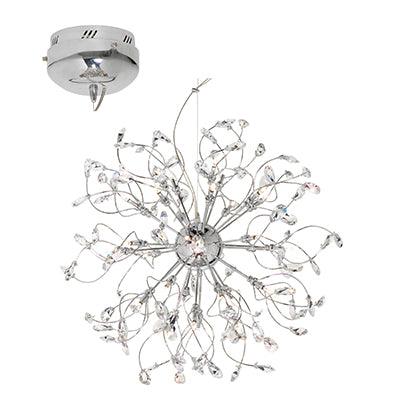 30 Lt Helix Chandelier Chrome G4 30x10w 12v - Livestainable.co.za