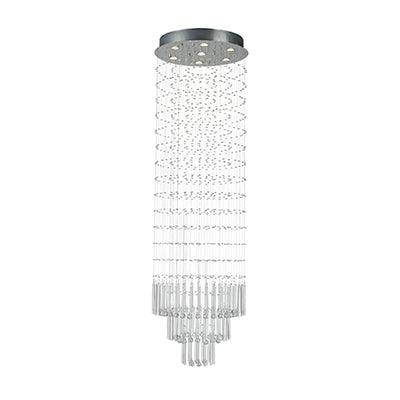 7 Lt Chandelier Crystal Chrome Gu10 7x50w - Livestainable.co.za