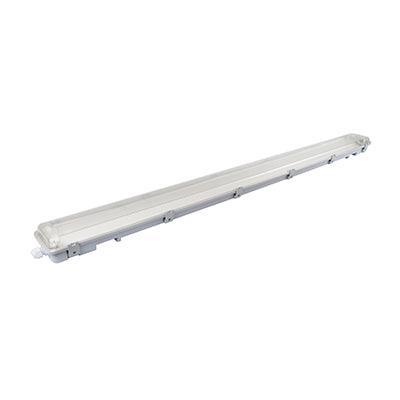 4 Ft Double Vapour Proof Wired For Led T8 2x18w 1285mm - Livestainable.co.za