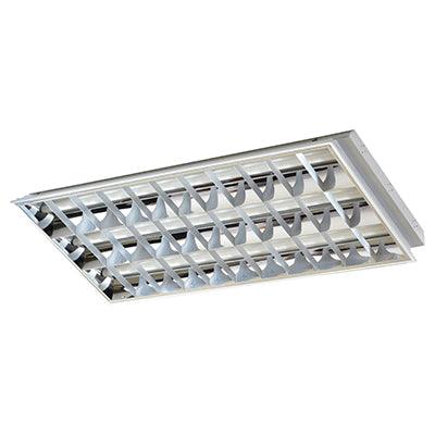 Recessed Ceiling Light Wired For Led T8 3x18w Cordset Price/Pc Pack/2 - Livestainable.co.za