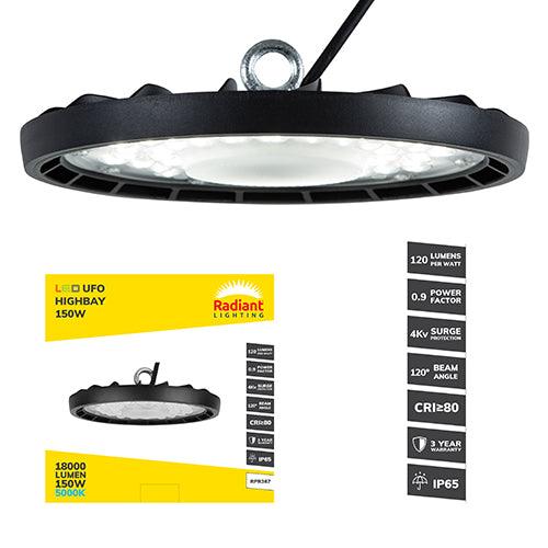 Ufo Highbay Led 150w 5000 K 3 Yr Warranty - Livestainable.co.za