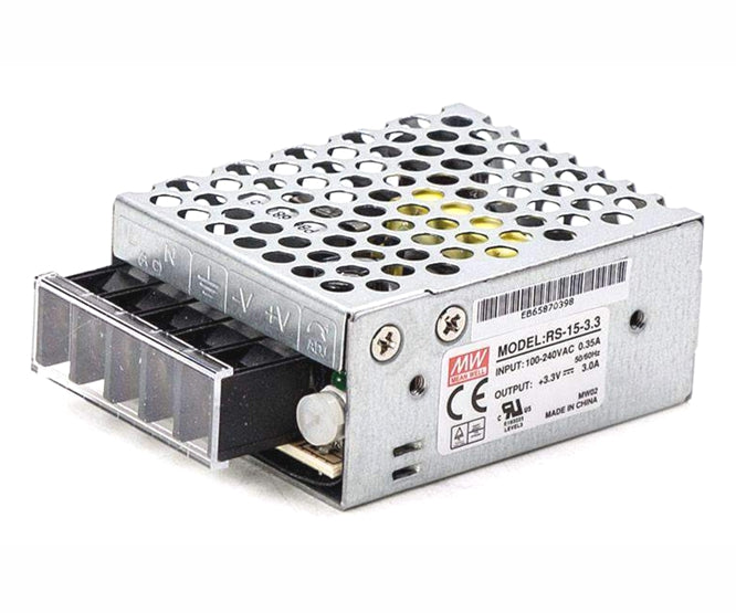 Power Supply Encl. I=220 O=3.3 V 3 A 15 W Rs 15 3.3