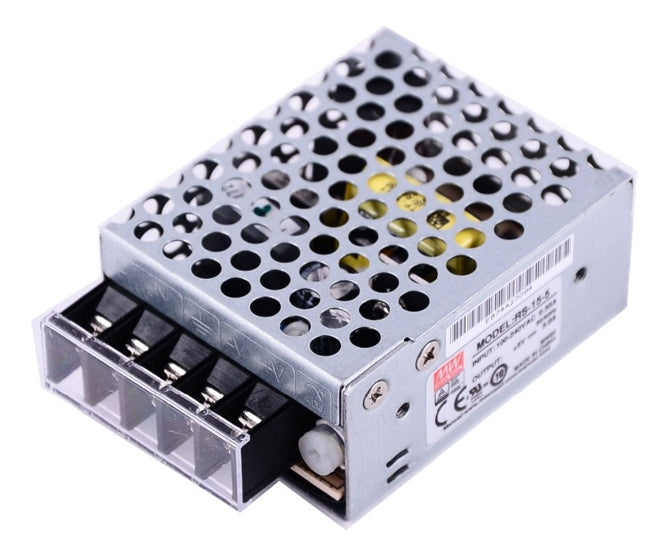 Power Supply Encl. In=220 V Out=5 V 3 A 15 W Rs 15 5