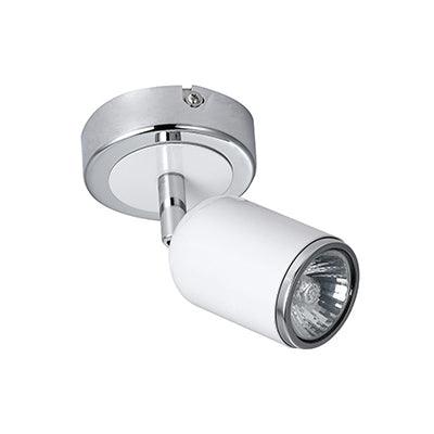 Spotlight White & Chrome Gu10 1x50w - Livestainable.co.za