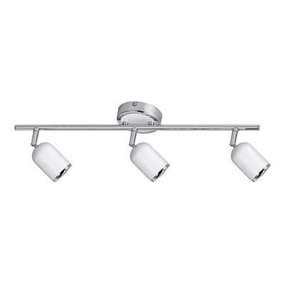 Spotlight Bar White & Chrome Gu10 3x50w - Livestainable.co.za