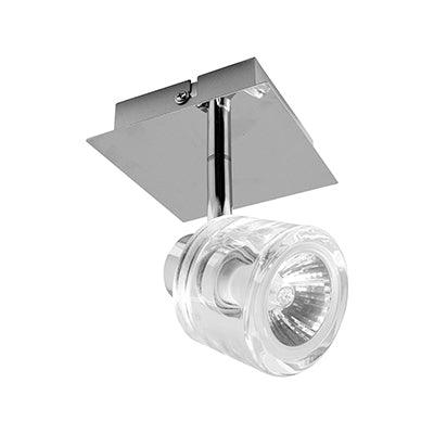 Spotlight Glass Chrome Gu10 1x50w - Livestainable.co.za