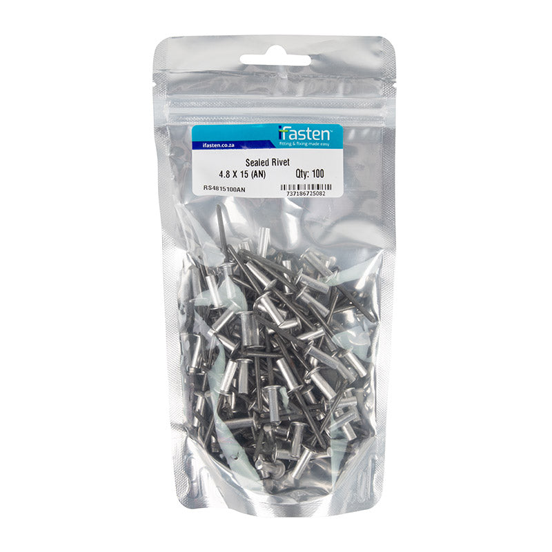 Ifasten Rivet Sealed 4.8 Mmx15 Mm 100 Pp