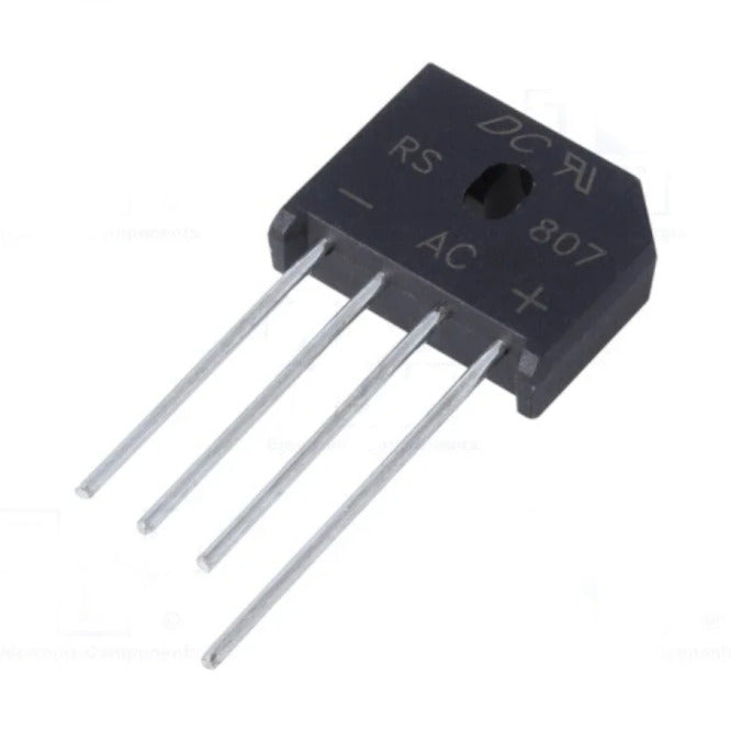 Diode Bridge Rectifier Sil Aa+ 1000 V 8 A Rs807 Bp