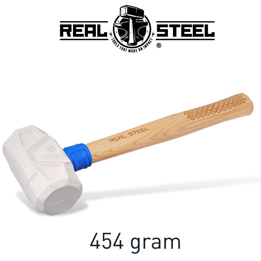 Hammer Mallet White 450 G 16 Oz Hick. Wood Handle - Livestainable.co.za