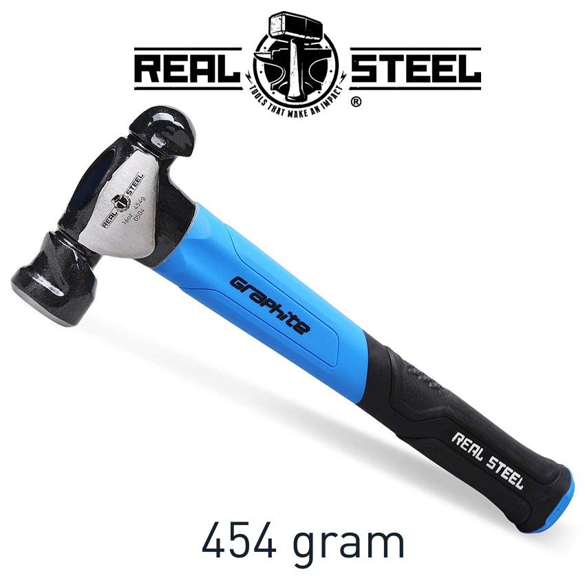 Hammer Ball Pein 450 G 16 Oz Graph. Handle Real Steel - Livestainable.co.za