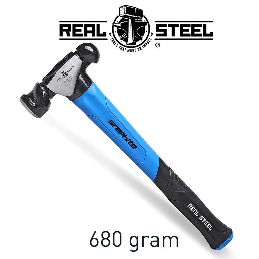 Hammer Ball Pein 700 G 24 Oz Graph. Handle Real Steel - Livestainable.co.za