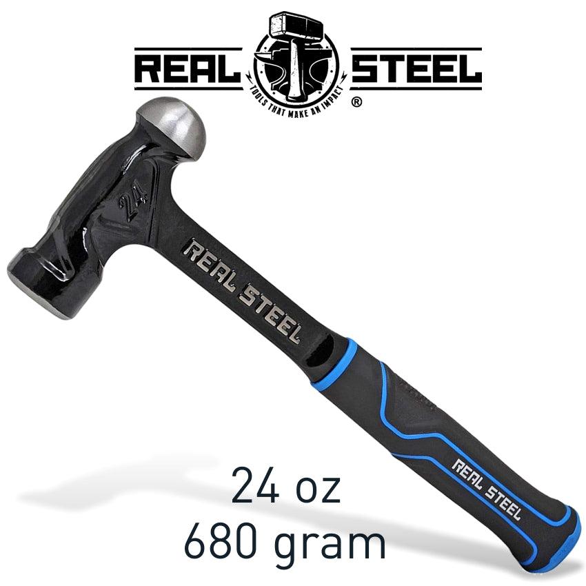 Hammer Ball Pein 700 G 24 Oz Ultra Steel Handle Real Steel - Livestainable.co.za