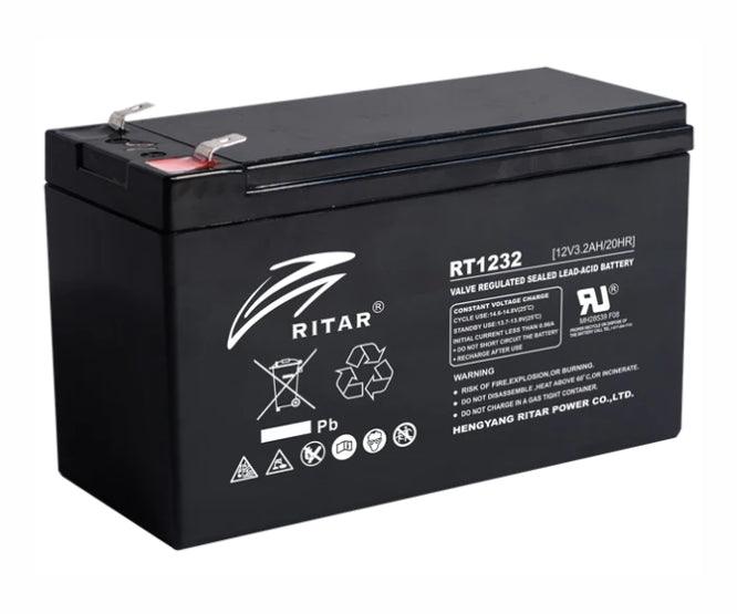 Battery Sla 12 V 3.2 Ah 134x67x61 Rt1232 - Livestainable.co.za