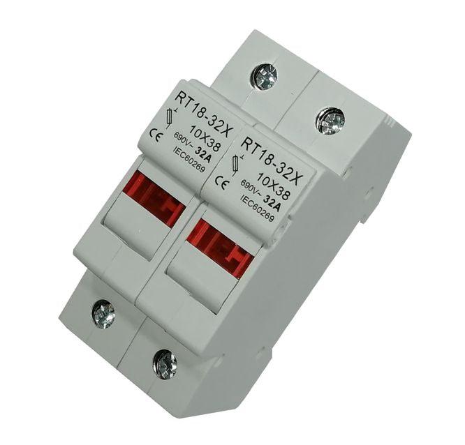 Fuse Holder Rt18 32 2 Pole M With Indication Fh Rt18 32 I 2 P - Livestainable.co.za