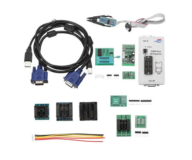 Isp Programmer 24 Eeprom Series Dip8 Sop16 9 Pcs Kit Rt809 F X