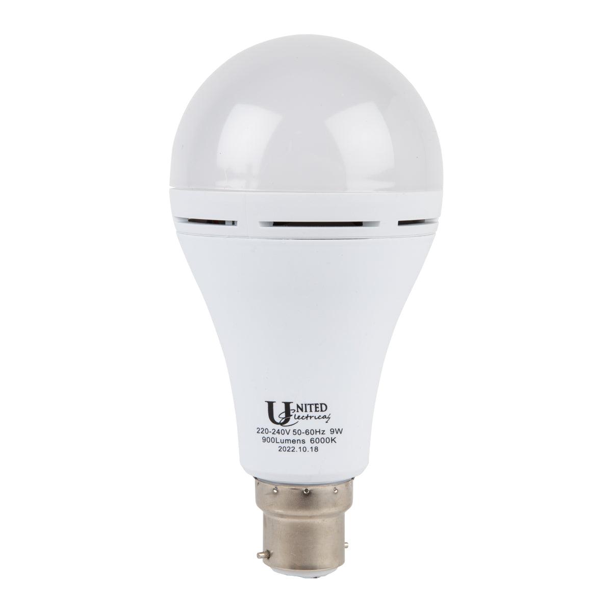 United Electrical Globe Rechargeable Bc 9 W - Livestainable.co.za