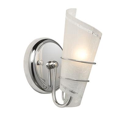 Scroll Wall Light Chrome E14 1x60w - Livestainable.co.za