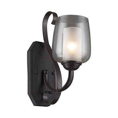 Wall Light Up Facing Black E27 1x40w - Livestainable.co.za