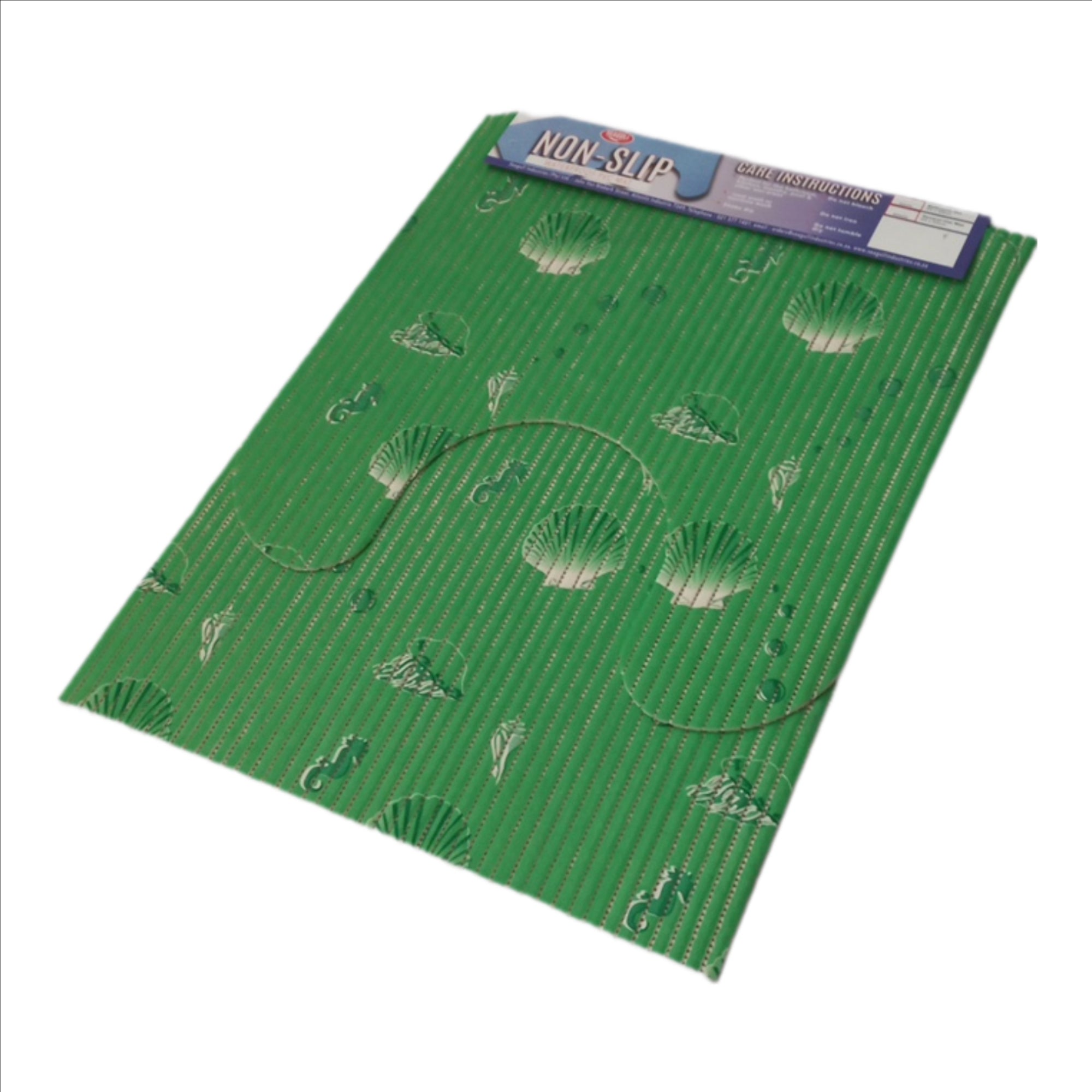 Seagull Anti Slip Roll 65 Cm X 15 M Printed Seashells Green