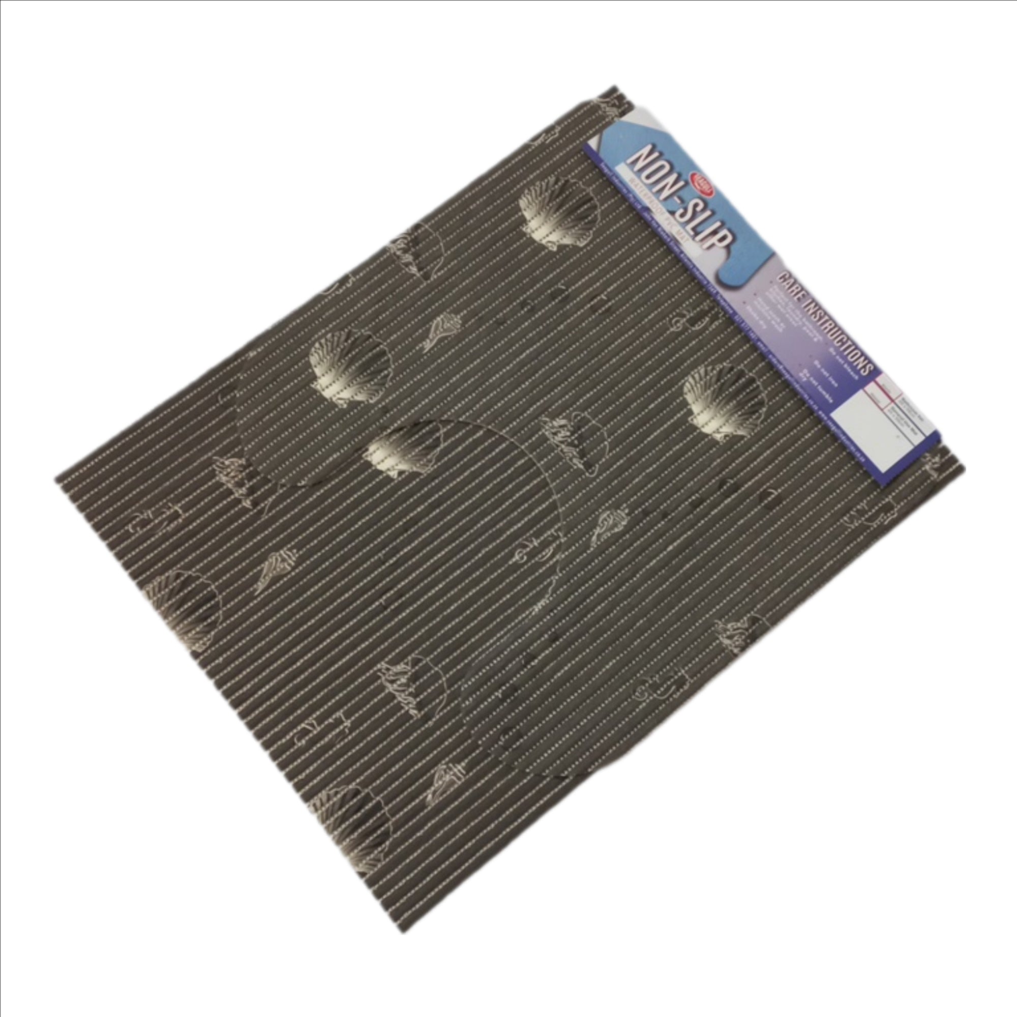 Seagull Anti Slip Roll 65 Cm X 15 M Printed Seashells Grey