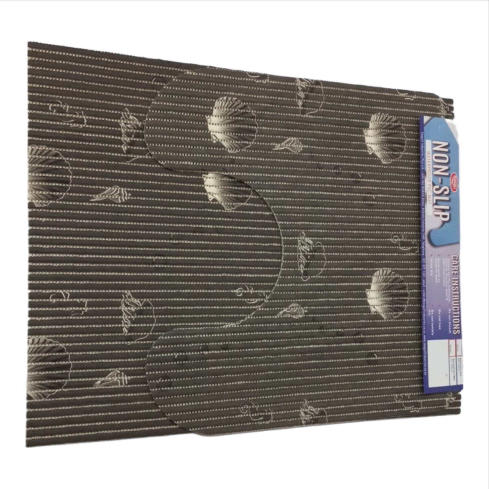 Seagull Anti Slip Roll 65 Cm X 15 M Printed Seashells Grey