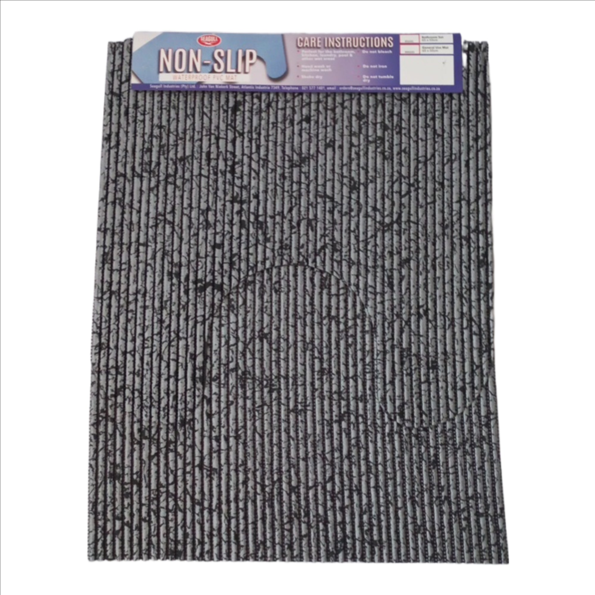 Seagull Anti Slip Roll 65 Cm X 15 M Printed Black With Silver