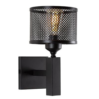 Mesh Wall Light Black E27 1x60w - Livestainable.co.za