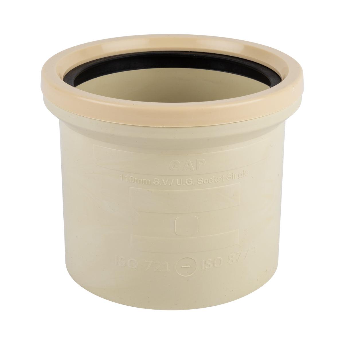 Polyprop Socket Ug Solvent/Ring 110 Mm Satas - Livestainable.co.za