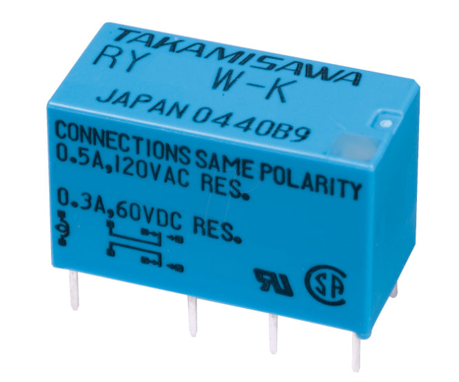 Relay Dpdt 1 A 9 Vdc Rect 8 Pcb Ry 9 W K